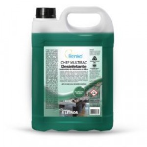 CHEF MULTIBAC DESINFETANTE | 1:25 Detergente Sanitizante Alcalino